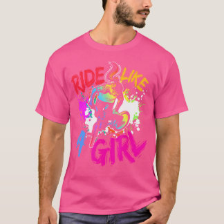 T-shirt Cool Bmx Vélo Splash Art Bmx Rider Ride Comme Un G