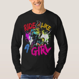 T-shirt Cool BMX Vélo Splash Art BMX Rider Ride Comme Un G