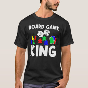 T-shirt Cool Board Games Art For Men Père Meeple Card Ch