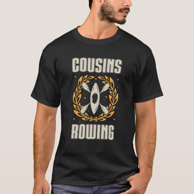 T-shirt Cool Boat Racing Cousins Rowing Rowers Men Women (Devant)