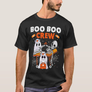 T-shirt Cool Boo Boo Crew Ghost Doctor Paramedic Nurse Hal