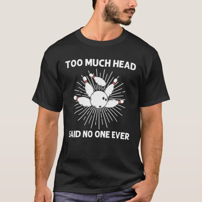 T-shirt Cool Bowling Cadeau Pour Hommes Bowler Intérieur S (Devant)