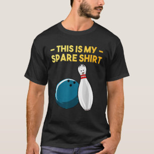 T-shirt Cool Bowling Novelty pour Hommes Women Bowling Tea