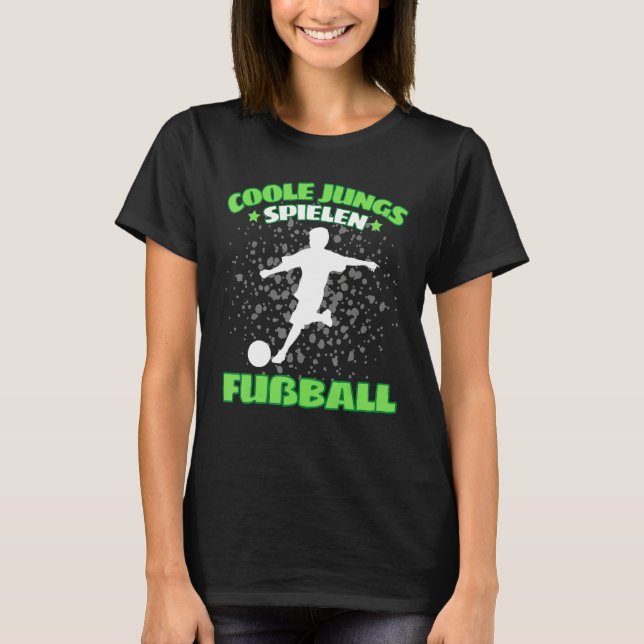 T-shirt Cool Boys Game Football Footballer (Devant)