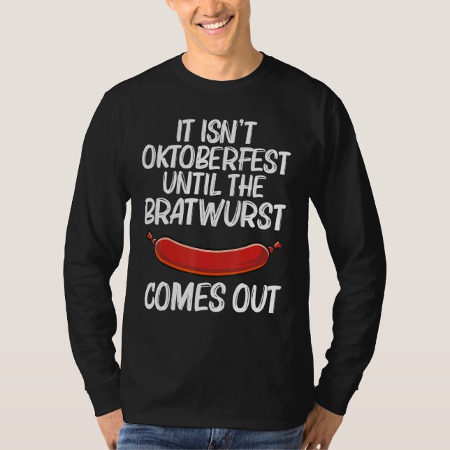 T-shirt Cool Bratwurst Pour Hommes Femmes Wurst Choppé Via (Devant)