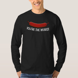 T-shirt Cool Bratwurst Pour Hommes Femmes Wurst Choppé Via