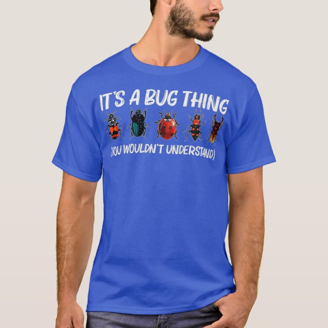 T-shirt Cool Bug Don Pour Hommes Femmes Chasseur De Bugs A (Devant)