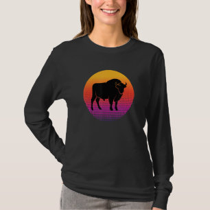 T-shirt Cool Bull Béton Animal Silhouette ferme à