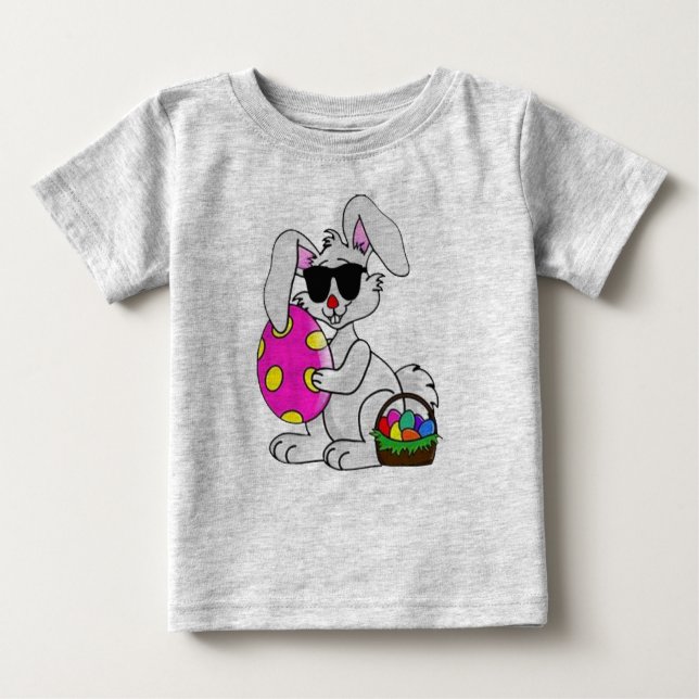 T-shirt cool bunny de Pâques drôle et design (Devant)