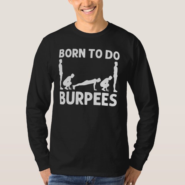 T-shirt Cool Burpee Pour Hommes Femmes Fitness Exercice Sa (Devant)