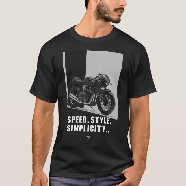 T-shirt Cool Café Racer (Devant)