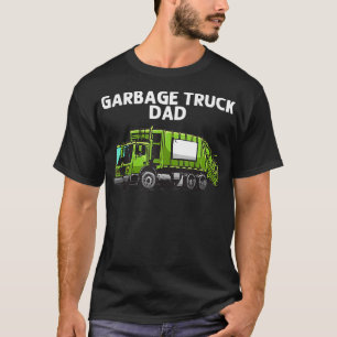 T-shirt Cool Camion À Déchets Pour Papa Hommes Père Déchet