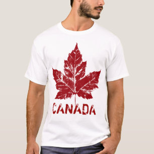 T-shirt Cool Canada Chemise Rétro Maple Leaf réservoir sou