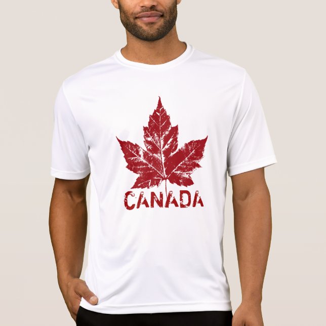 T-shirt cool Canada Souvenir de feuille d'érable r (Devant)