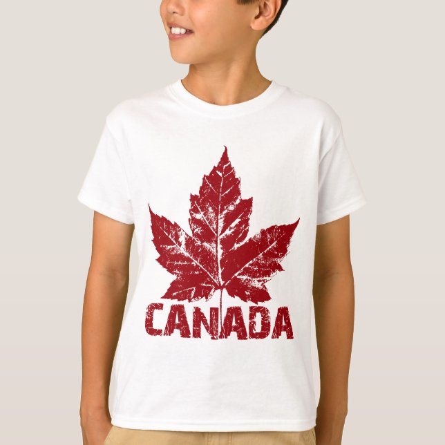 T-shirt Cool Canada Sweatshirt Chemises souvenirs rétro po (Devant)