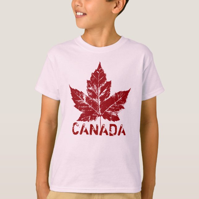 T-shirt cool Canada Tee's Retro Organic Canada Tee (Devant)