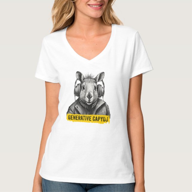T-shirt cool Capybara (Devant)
