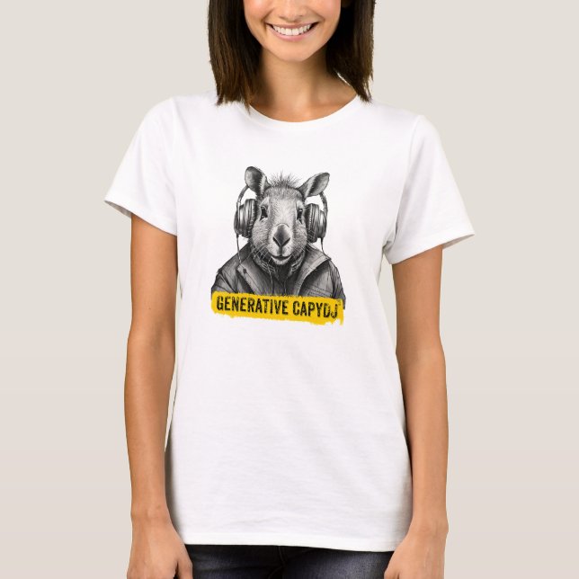 T-shirt cool Capybara (Devant)