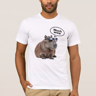 T-shirt Cool Capybara Photo Lunettes de soleil-Portant Cap