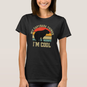 T-shirt Cool Capybara Rodent Géant Pour Capybara