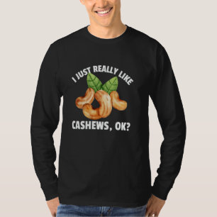 T-shirt Cool Cashew Pour Hommes Femmes Jeu De Noix Pun Éte