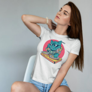 T-shirt Cool Cat Dj