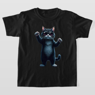 T-shirt Cool Cat Rock Dancer Tee Drôle animal musique ca