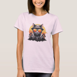 T-shirt Cool Cat, Unique Style