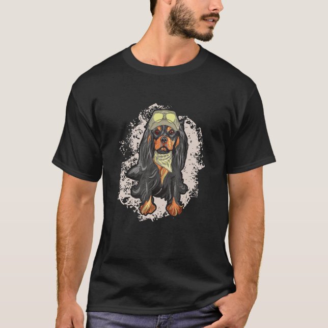 T-shirt Cool Cavie Cavalier King Charles Spaniel (Devant)