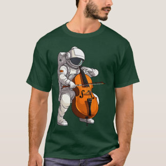 T-shirt Cool Cello Art Cellist Music Cello Player Astronau