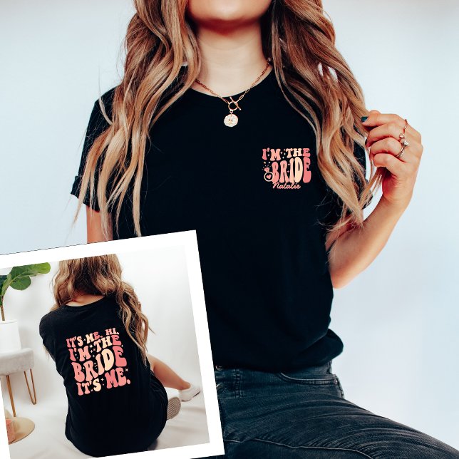 T-shirt Cool C'est moi Salut Je suis la mariée Son moi Per (Créateur téléchargé)