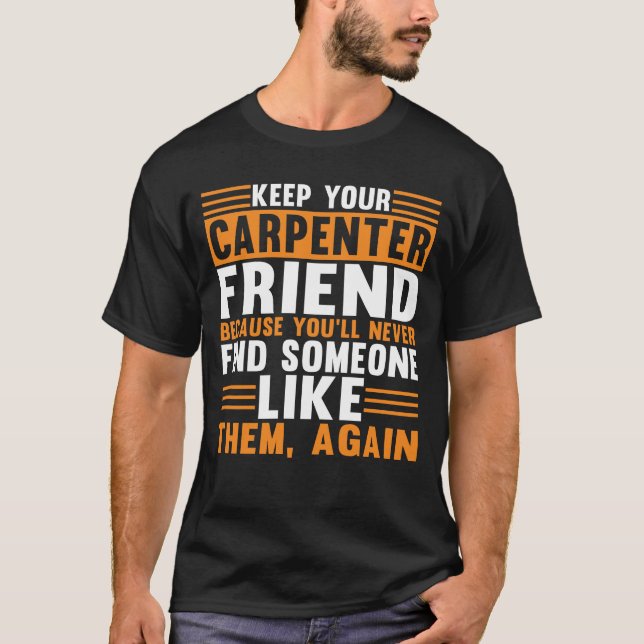 T-shirt Cool charpentier menuiserie menuiserie menuiserie  (Devant)