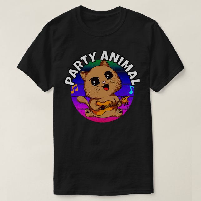 T-shirt Cool Chats cool Fête de chat Animal (Design devant)