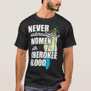 T-shirt Cool Cherokee Blood Women Drôle Gi amérindien
