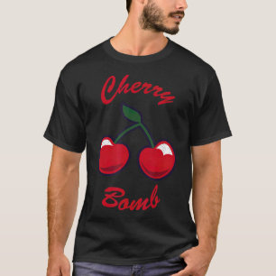 T-shirt Cool Cherry bombe les années 70 80s 90s Fruit Ret