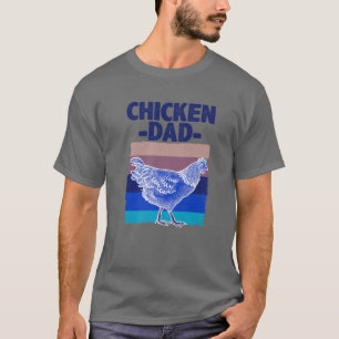 T-shirt Cool Chicken Dad For Men Father Hen Chicken Farmer