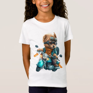 T-Shirt Cool chien biker, mignon Yorkshire terrier chien c