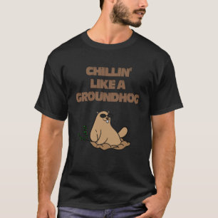 T-shirt Cool Chillin Like A Villain Groundhog Day Boys et
