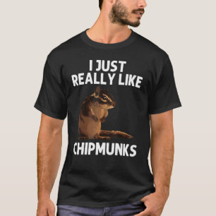 T-shirt Cool Chipmunk Pour Hommes Femme Squirrel Whisperer