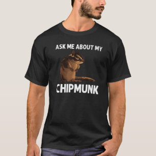T-shirt Cool Chipmunk Pour Hommes Femme Squirrel Whisperer