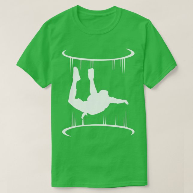 T-shirt Cool Chute Libre Tunnel Vent Bodyfly Indoo (Design devant)