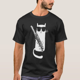 T-shirt Cool Clarinet Jouer des chats de musique