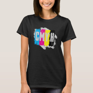 T-shirt Cool CMYK Imprimante Expert Concepteur Professeur