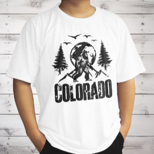 T-shirt Cool Colorado Day Bigfoot Randonnée Vintage