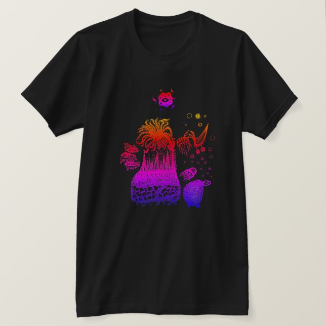 T-shirt Cool coloré Abstrait (Design devant)