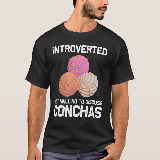 T-shirt Cool Concha Pour Hommes Femmes Pan Dulce Latin Mex (Devant)