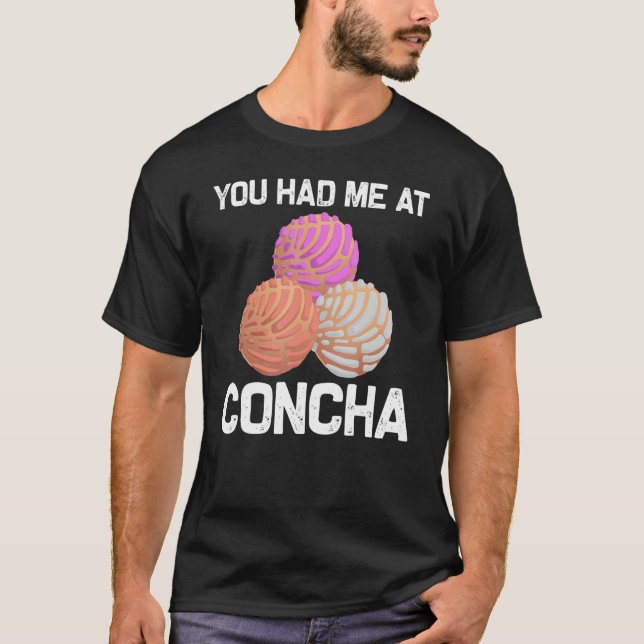 T-shirt Cool Concha Pour Hommes Femmes Pan Dulce Latin Mex (Devant)