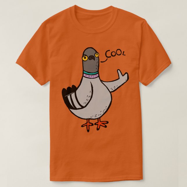 T-shirt Cool Coo Pigeon (Design devant)