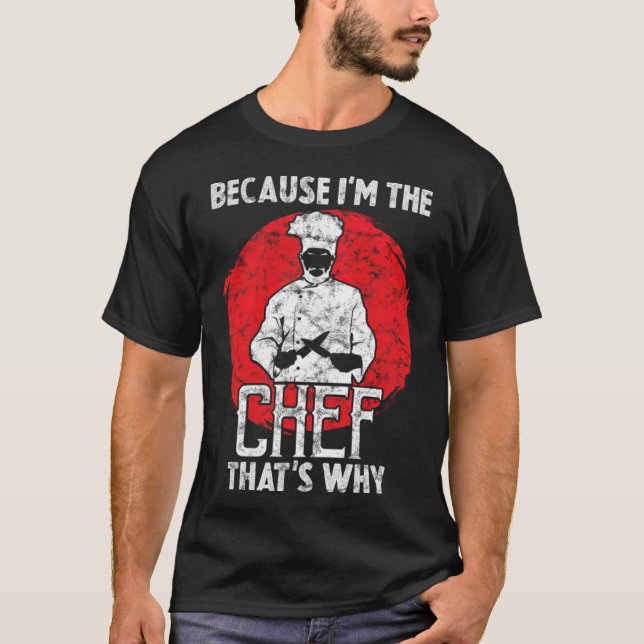 T-shirt Cool Cook Because Im The drunk cooking apron  (Devant)