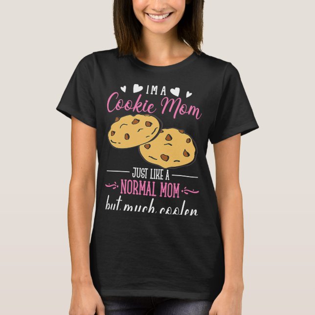 T-shirt Cool Cookie Baker Mom (Devant)